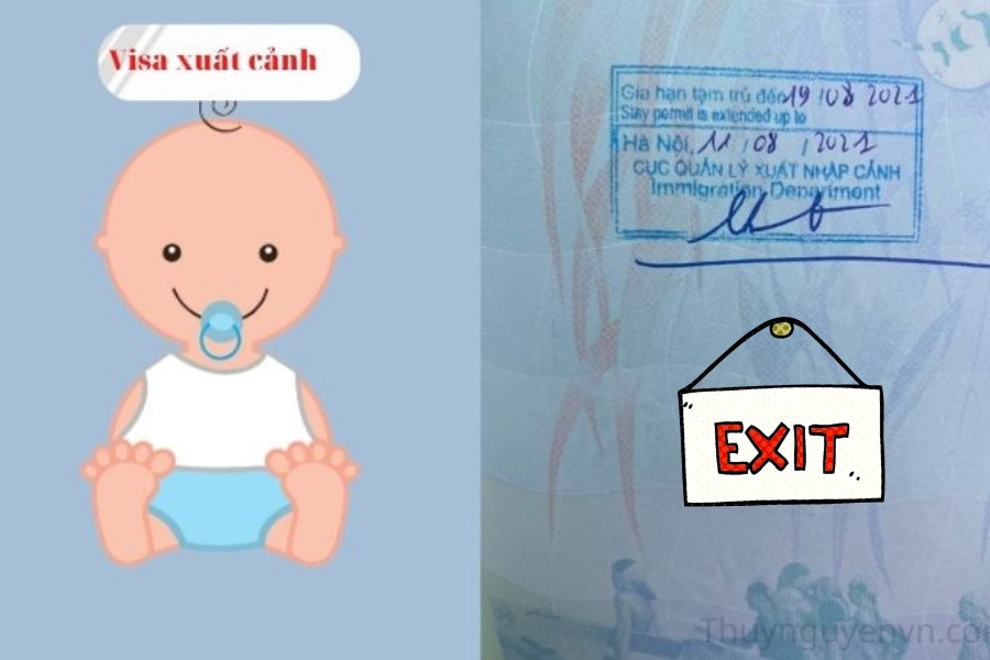 visa xuất cảnh cho em bé 